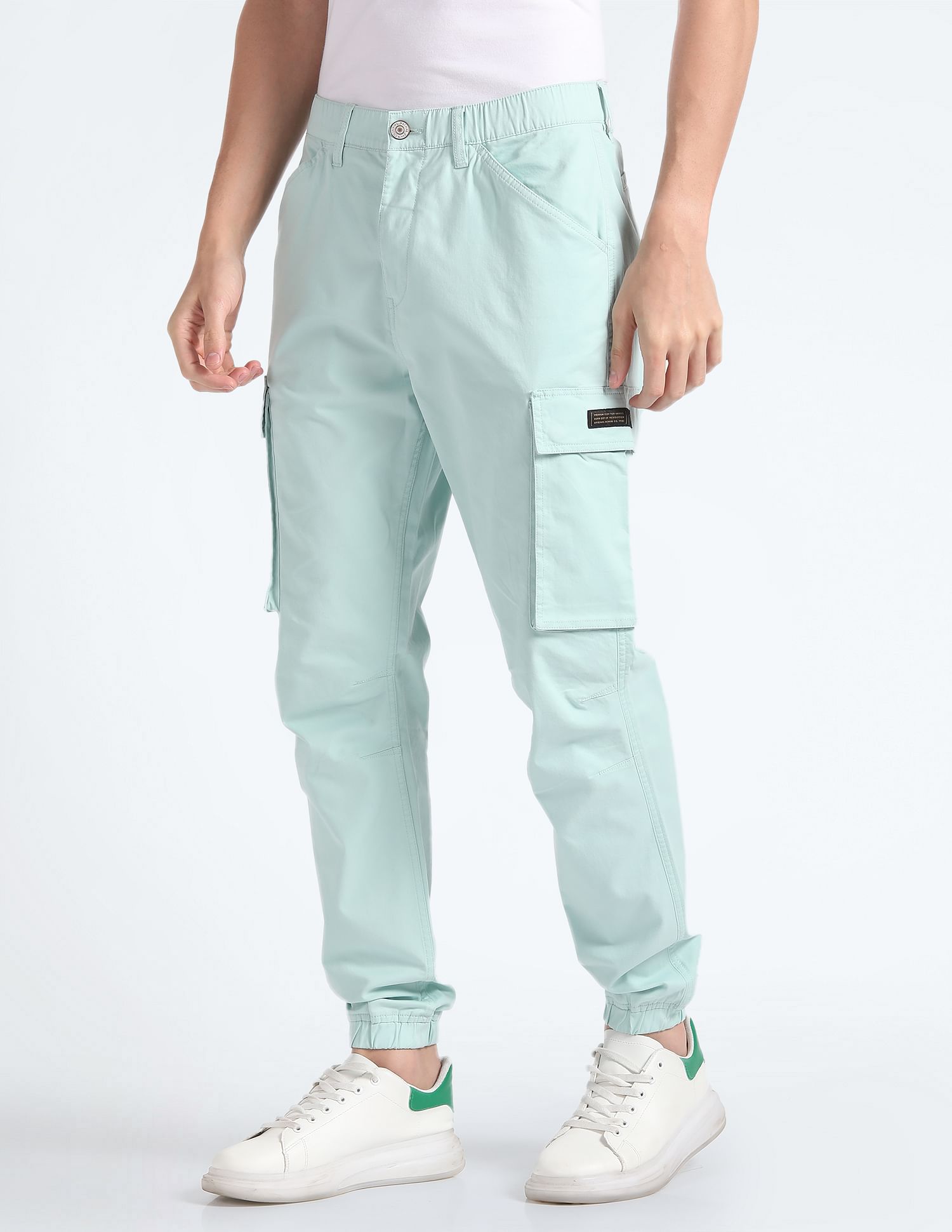 Flying Machine Slim Jogger Fit Cargo Trousers