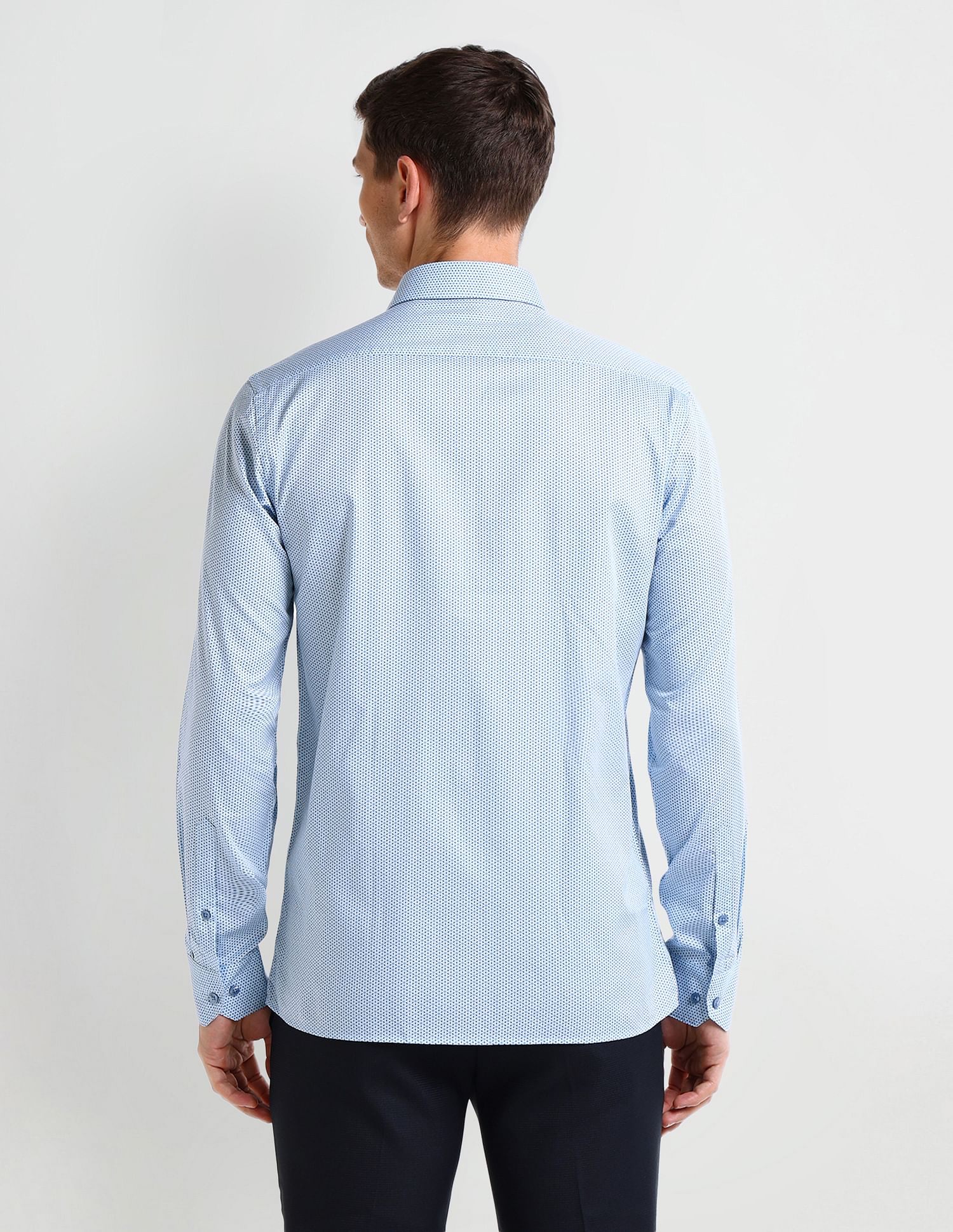 Arrow Floral Print Twill Shirt