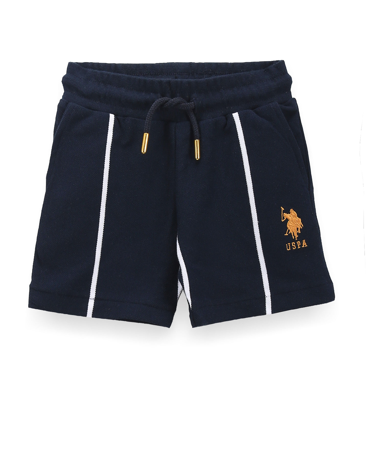 U.S. Polo Assn. Kids Boys Vertical Stripe Shorts