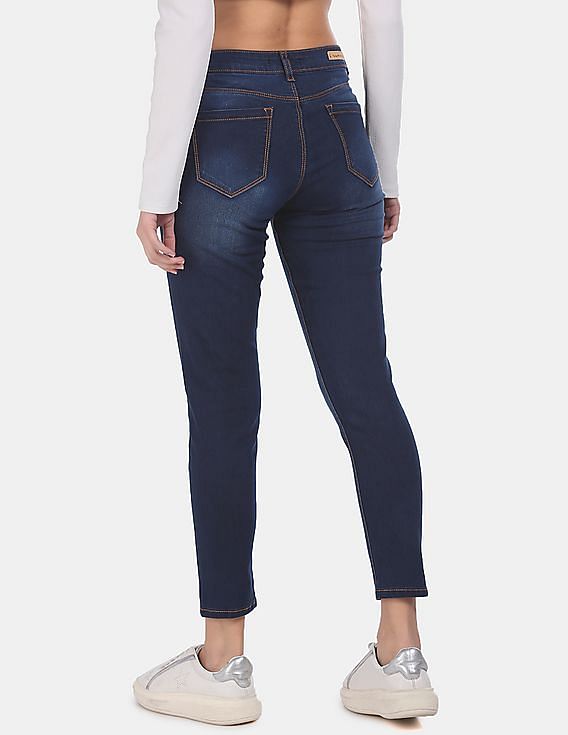 Flying Machine Women Mid Rise Veronica Skinny Fit Jeans