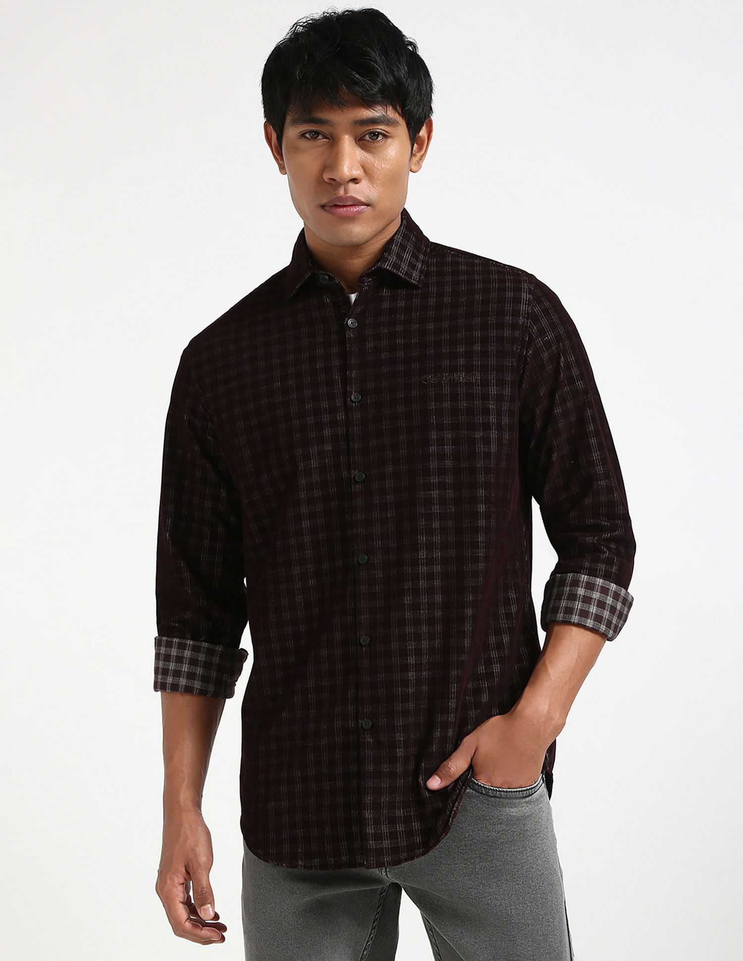 Calvin Klein Jeans Slim Fit Twill Shirt