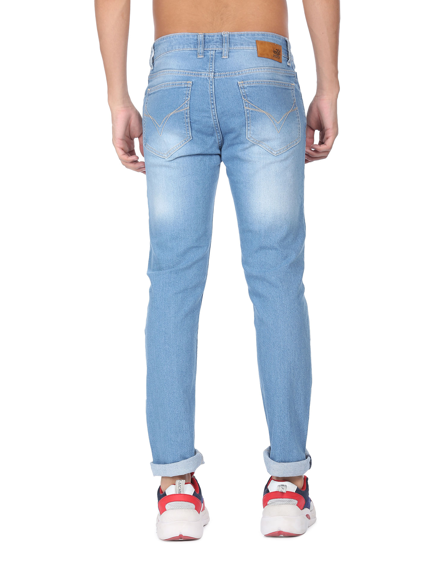 Flying Machine Michael Slim Tapered Fit Mid Rise Jeans