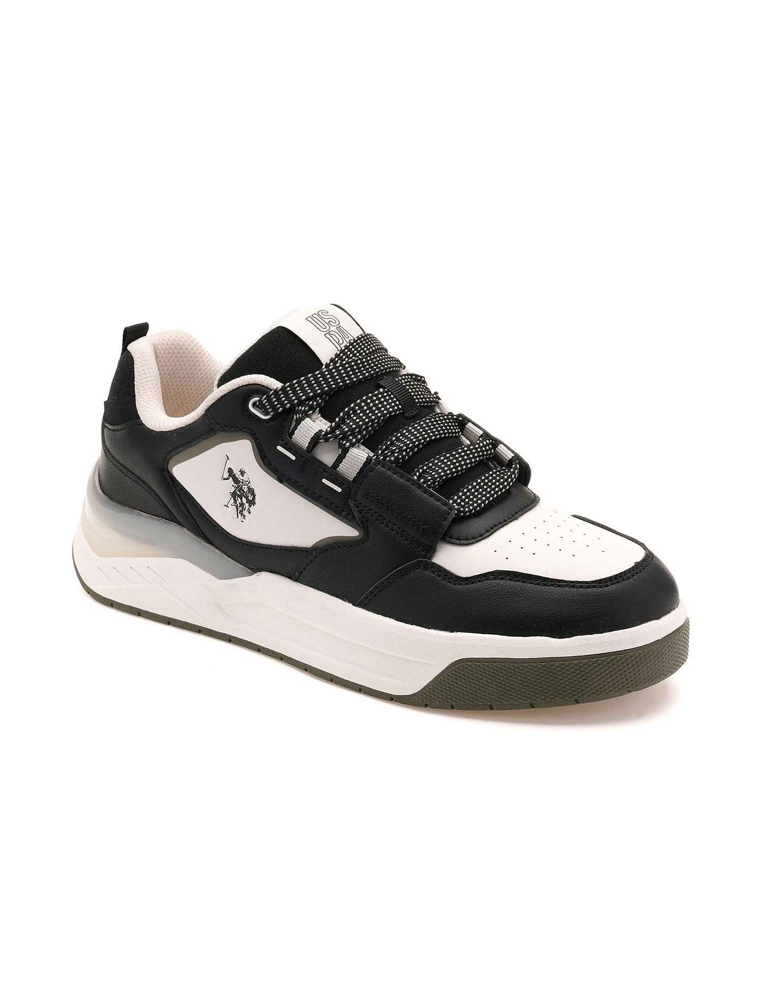 U.S. Polo Assn. Round Toe Colourblocked Vander Sneakers