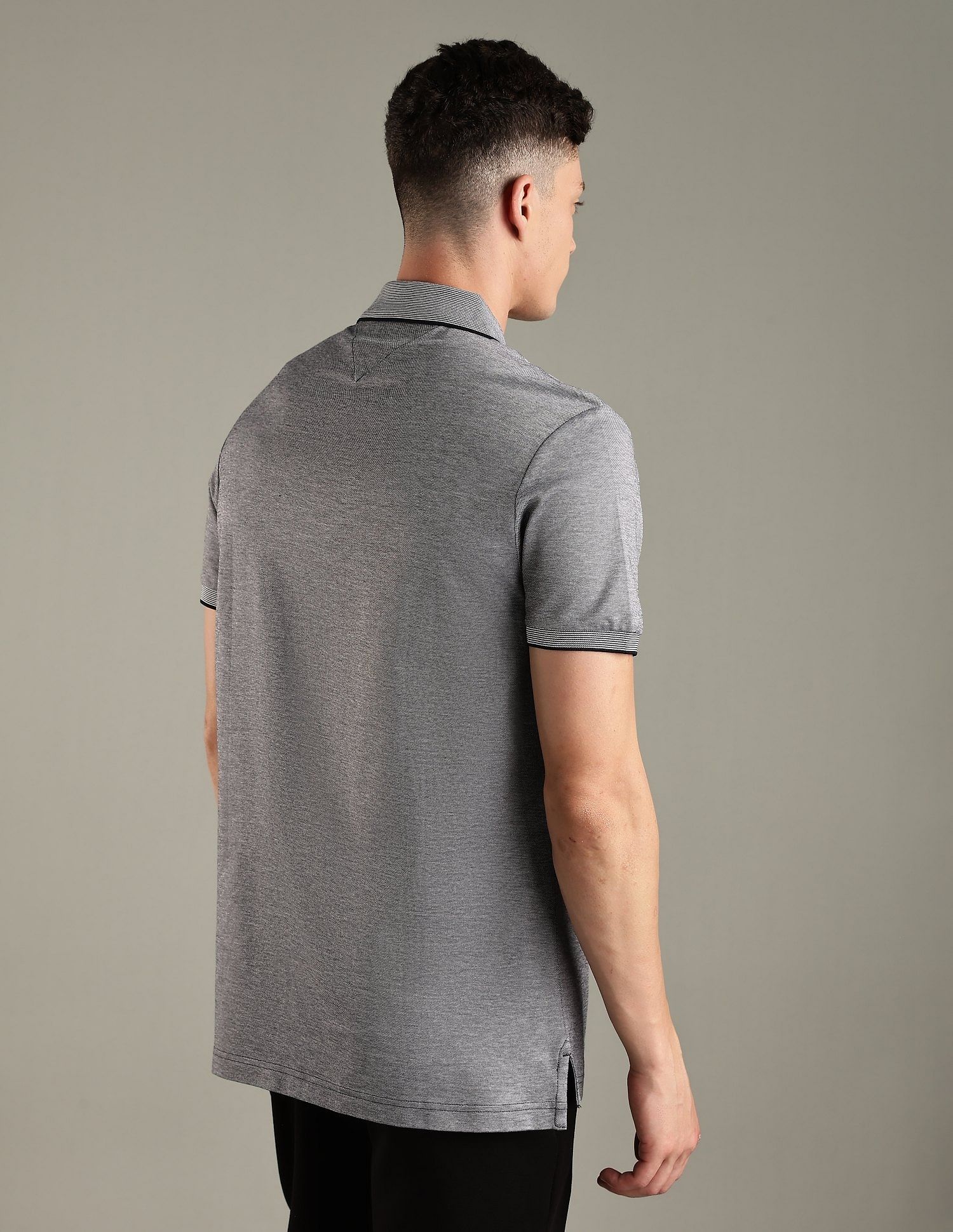 Tommy Hilfiger Printed Regular-Fit Cotton Polo Shirt