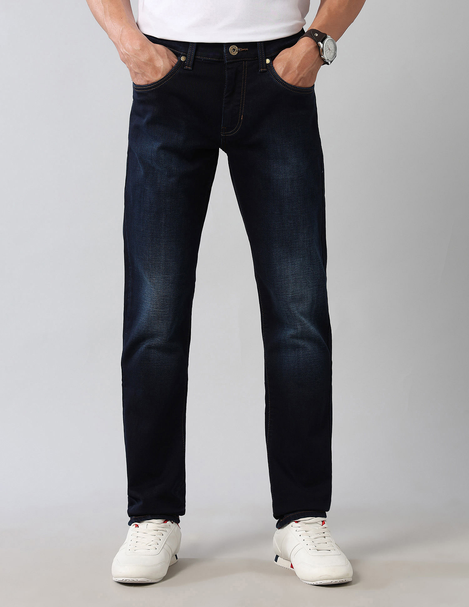 U.S. Polo Assn. Denim Co. Brandon Slim Tapered Fit Blue Ultra Soft Jeans