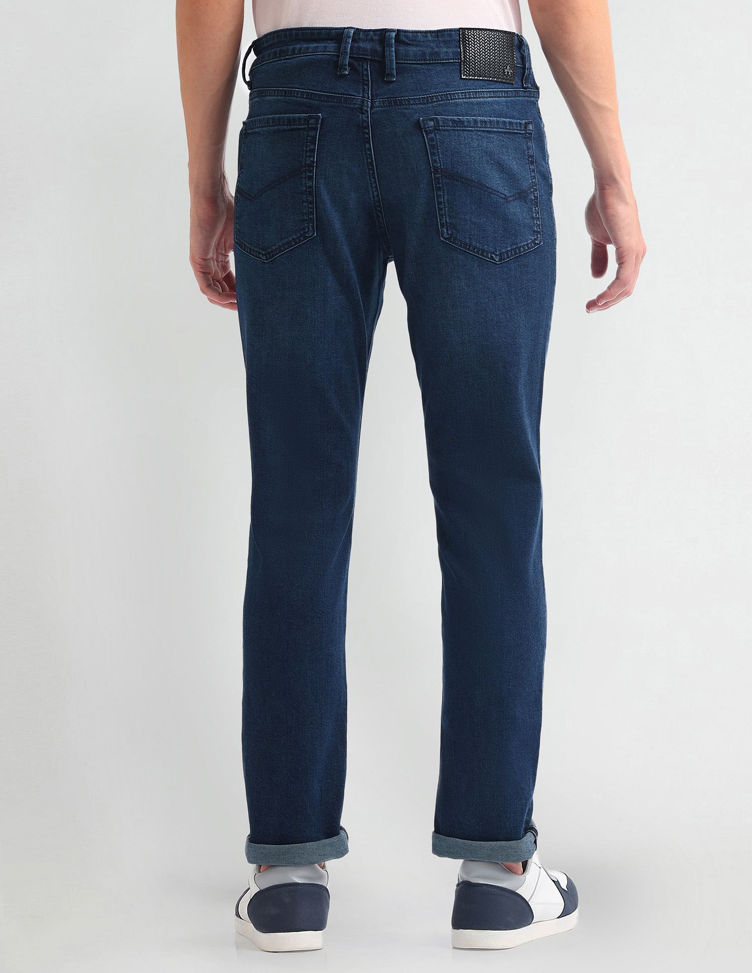 Arrow Sports Jameson Slim Fit Stone Wash Jeans