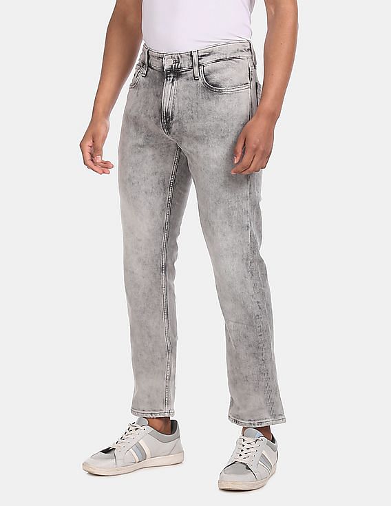 calvin klein acid wash jeans