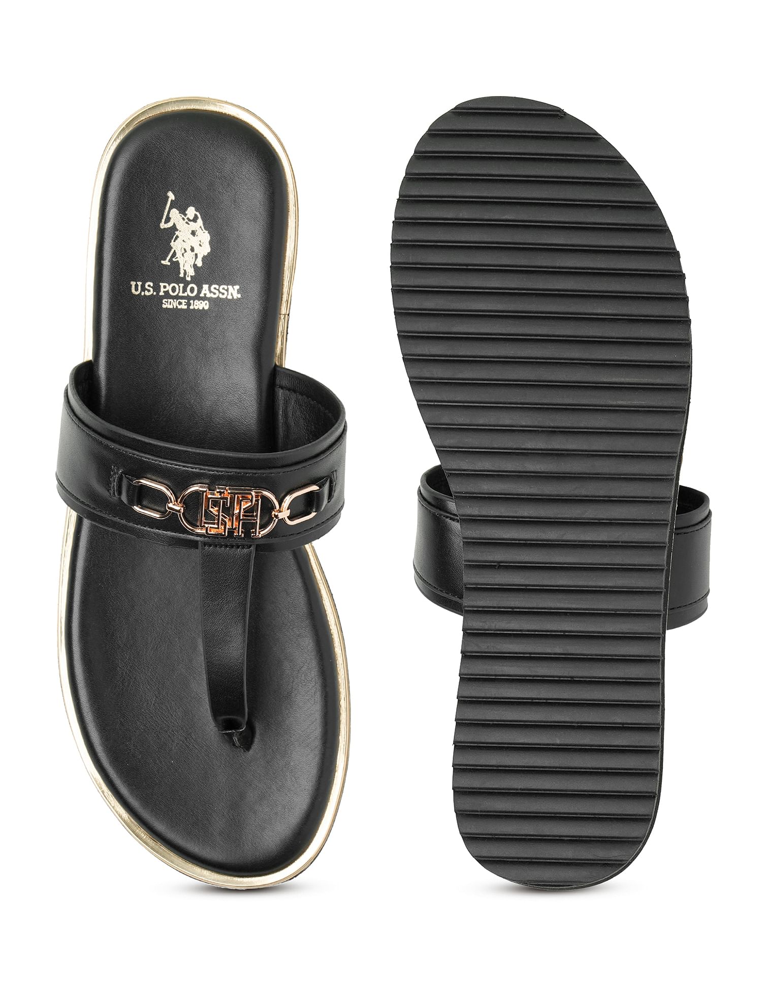 U.S. Polo Assn. Women Comfort EVA Flat Matilde Sandals