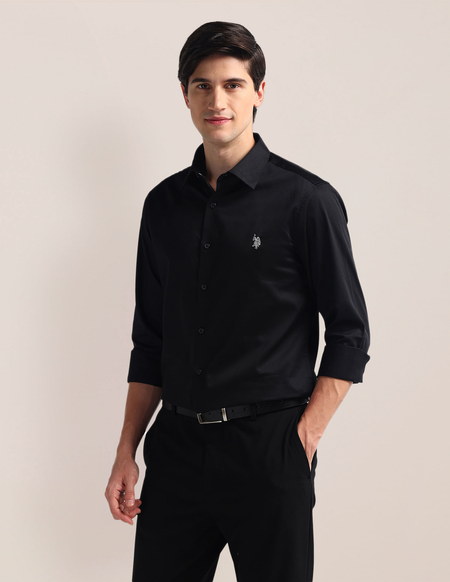 U.S. Polo Assn. Tailored Fit Pure Cotton Shirt