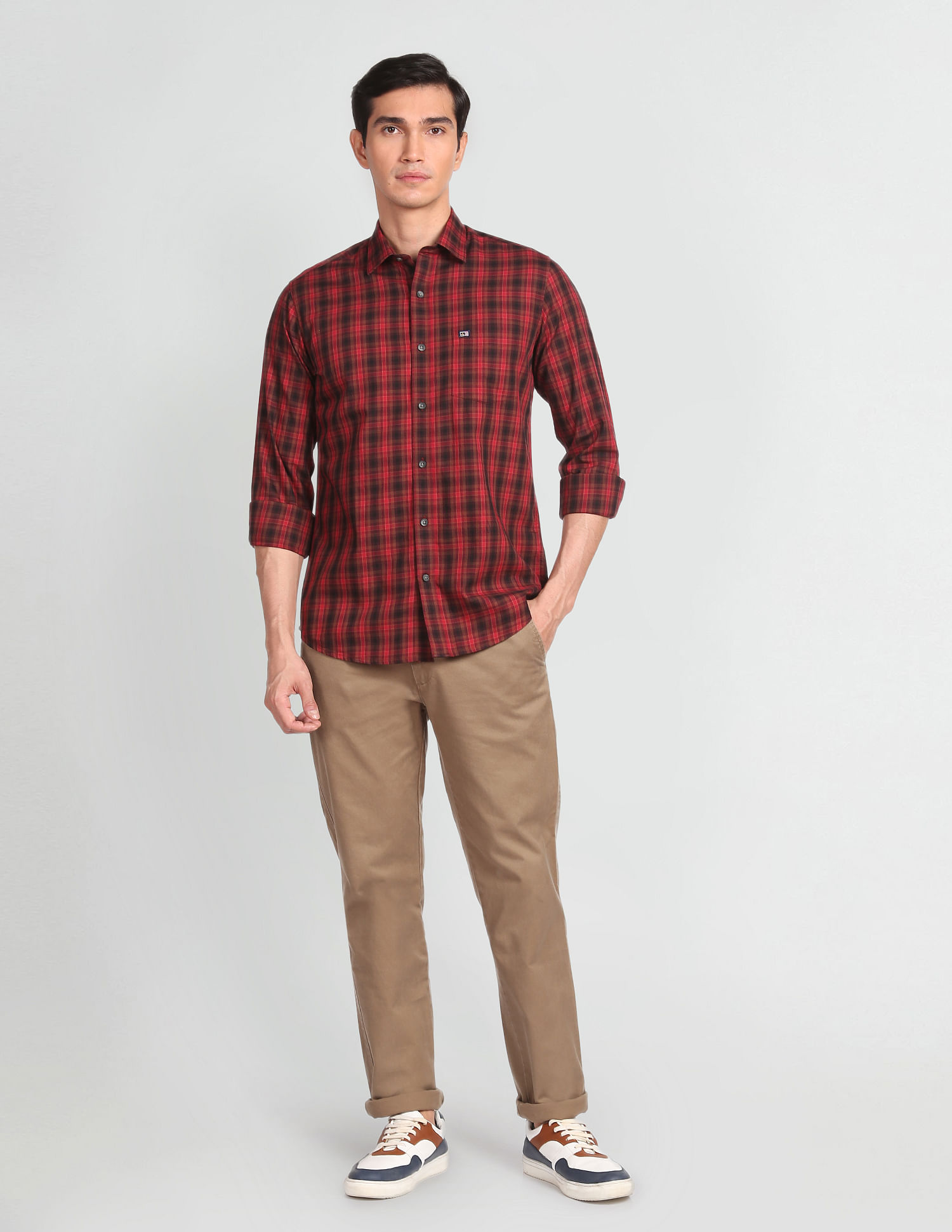 Arrow Sports Dupplin Check Cotton Shirt