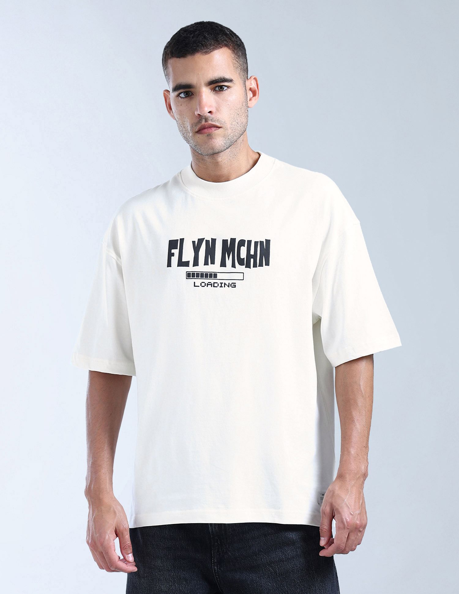 Flying Machine Graphic Oversized Fit T-Shirt