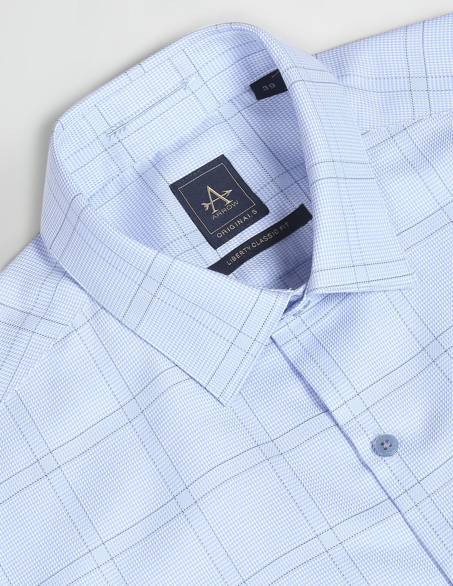 Arrow Outline Check Auto Press Shirt
