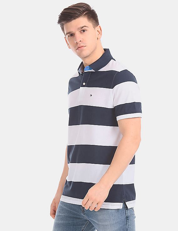 Tommy Hilfiger Boys Vertical Logo Short Sleeve Polo Shirt 