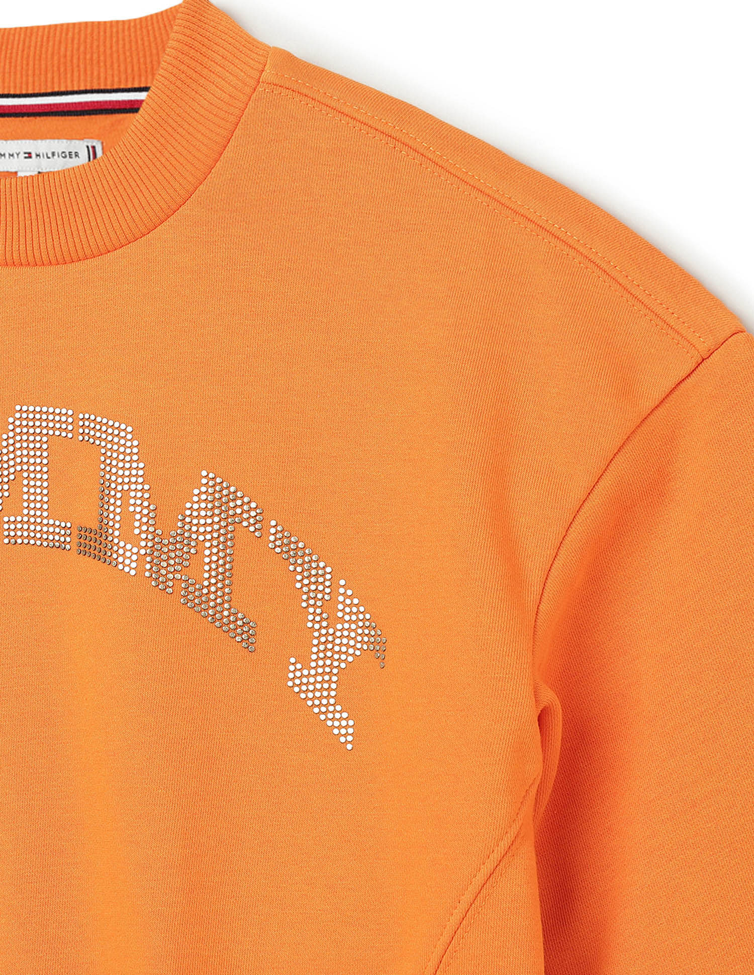 Tommy Hilfiger Kids Girls Brand Embellished Sweatshirt