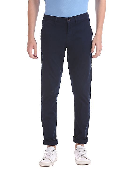 Buy ARROW SPORT Mens Chrysler Fit Printed Trousers | Shoppers Stop