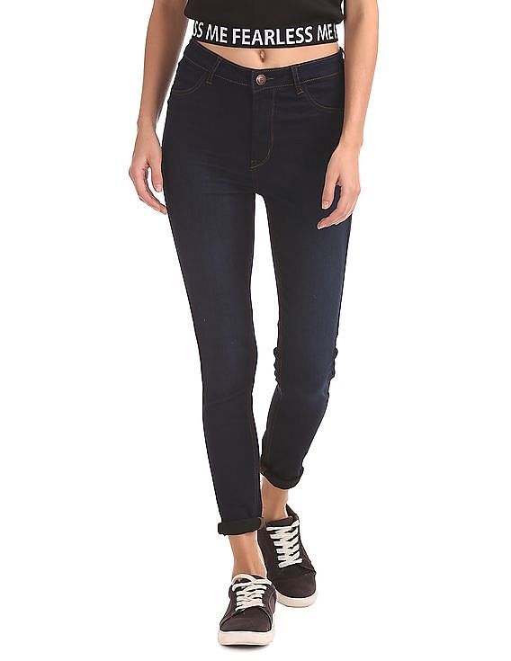 flying machine high rise jeans