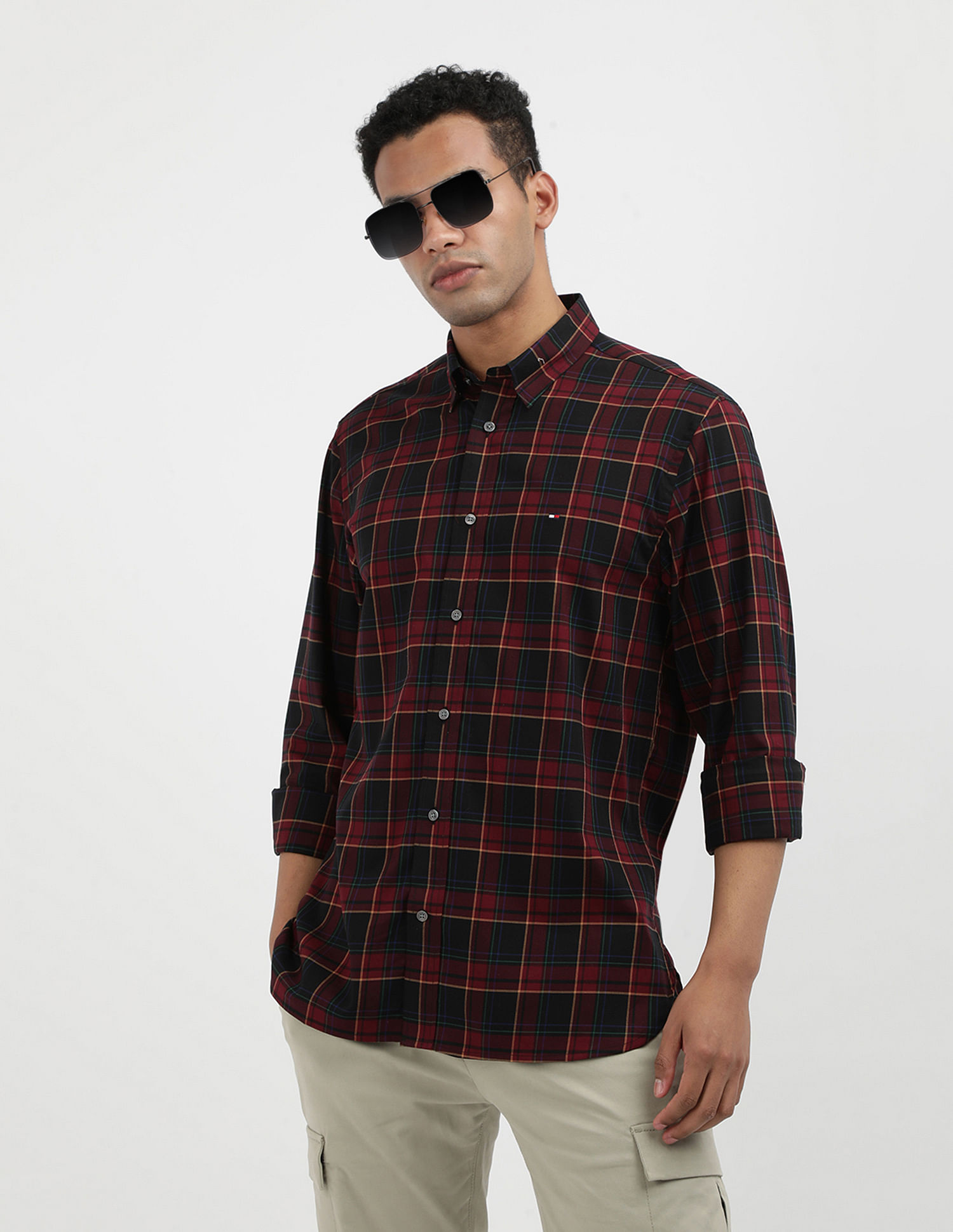 Tommy Hilfiger Oxford Midscale Check Shirt