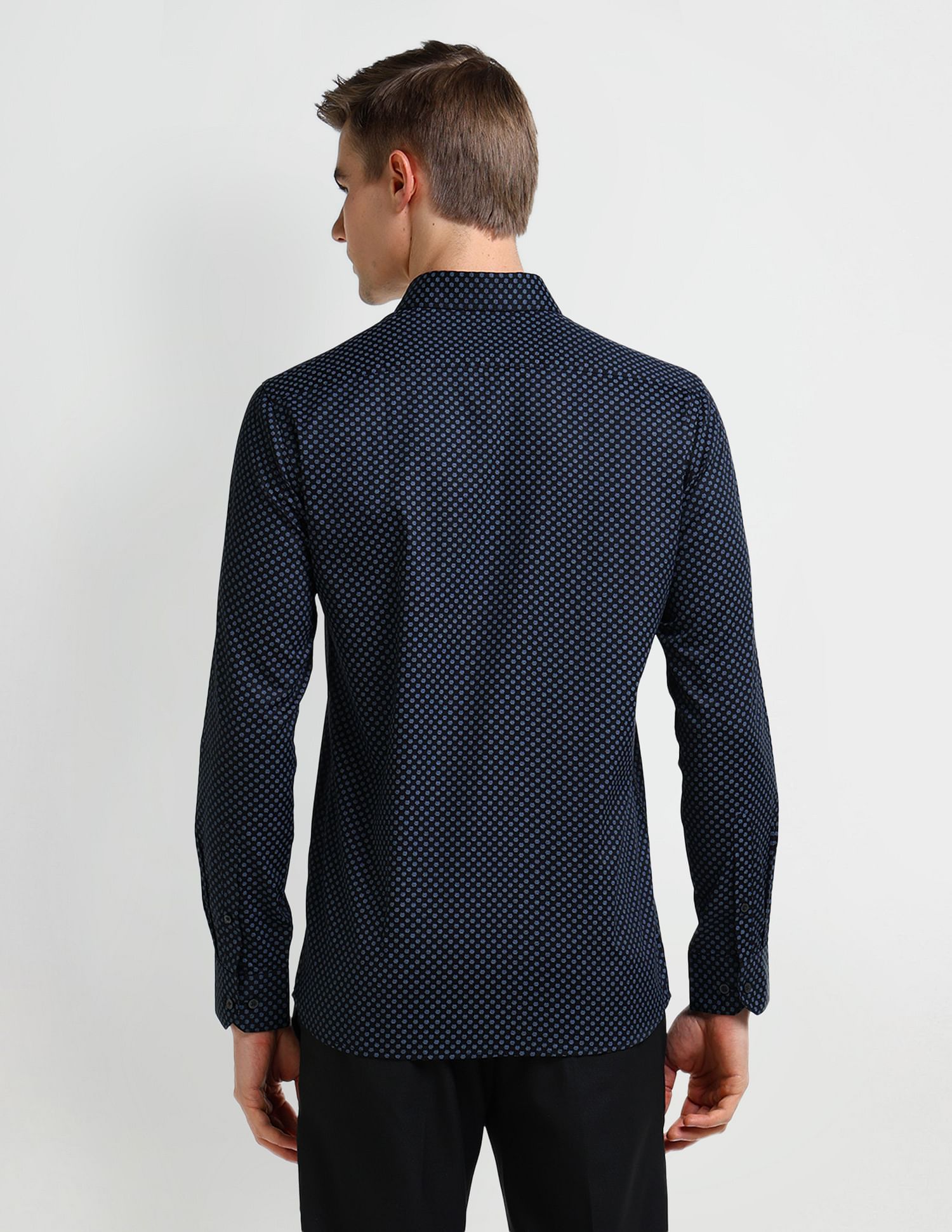 Arrow Manhattan Slim Fit Satin Shirt