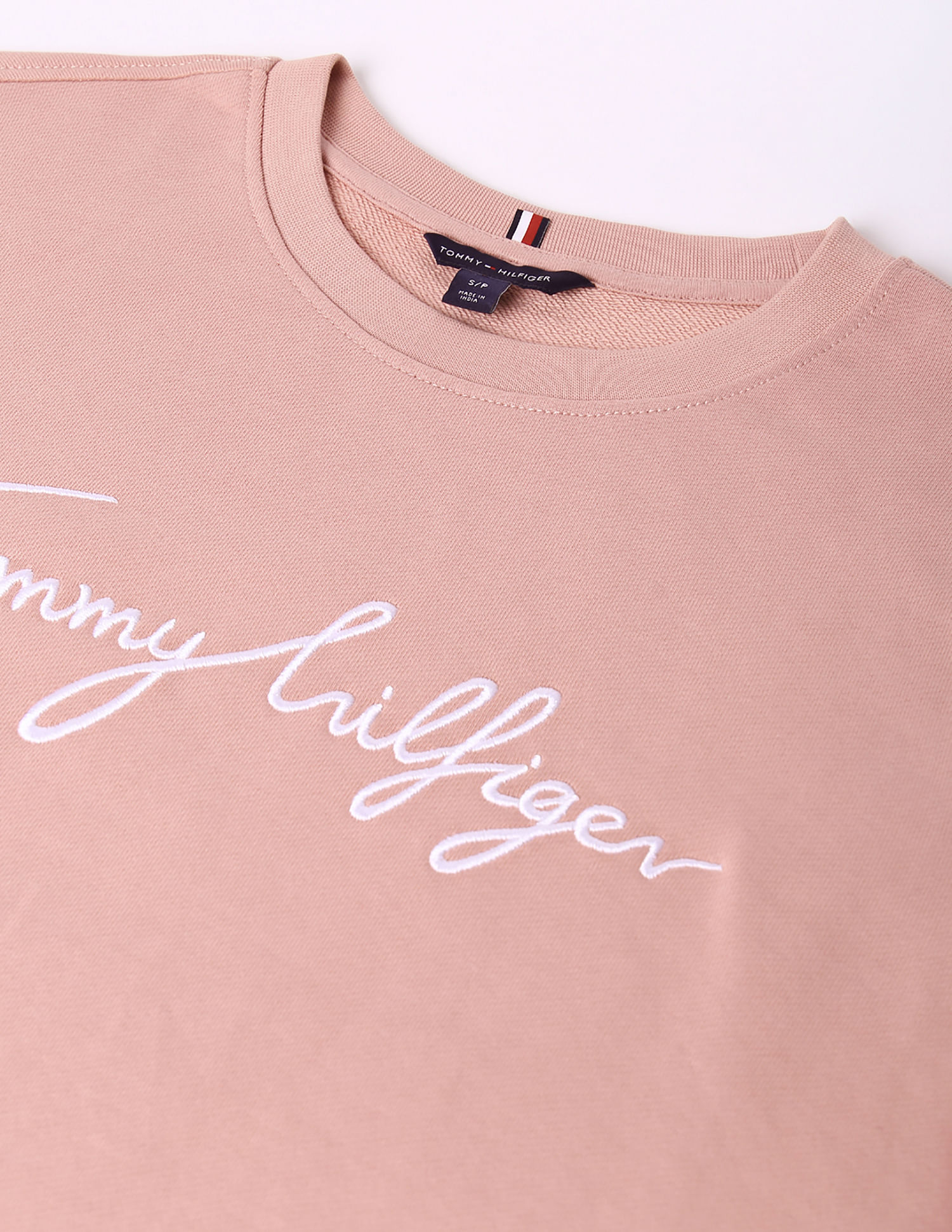 Buy Tommy Hilfiger Signature Logo Cotton Sweatshirt
