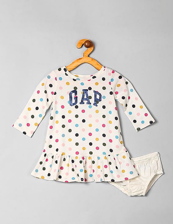 white long sleeve baby dress