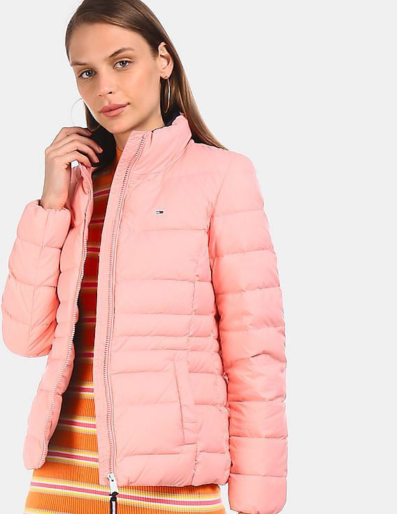 Buy Tommy Hilfiger Women Light Pink Modern Down Quilted - NNNOW.com