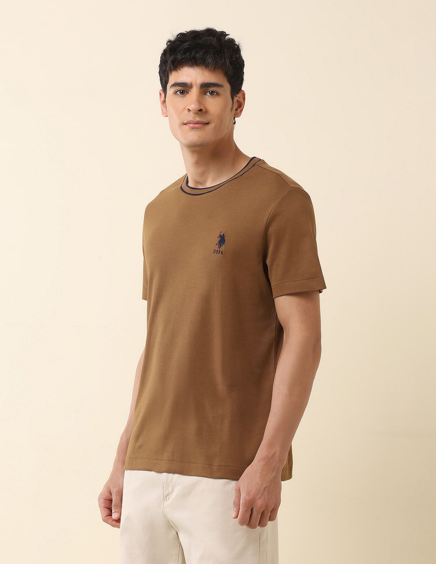 U.S. Polo Assn. Pure Cotton Slim Fit T-Shirt