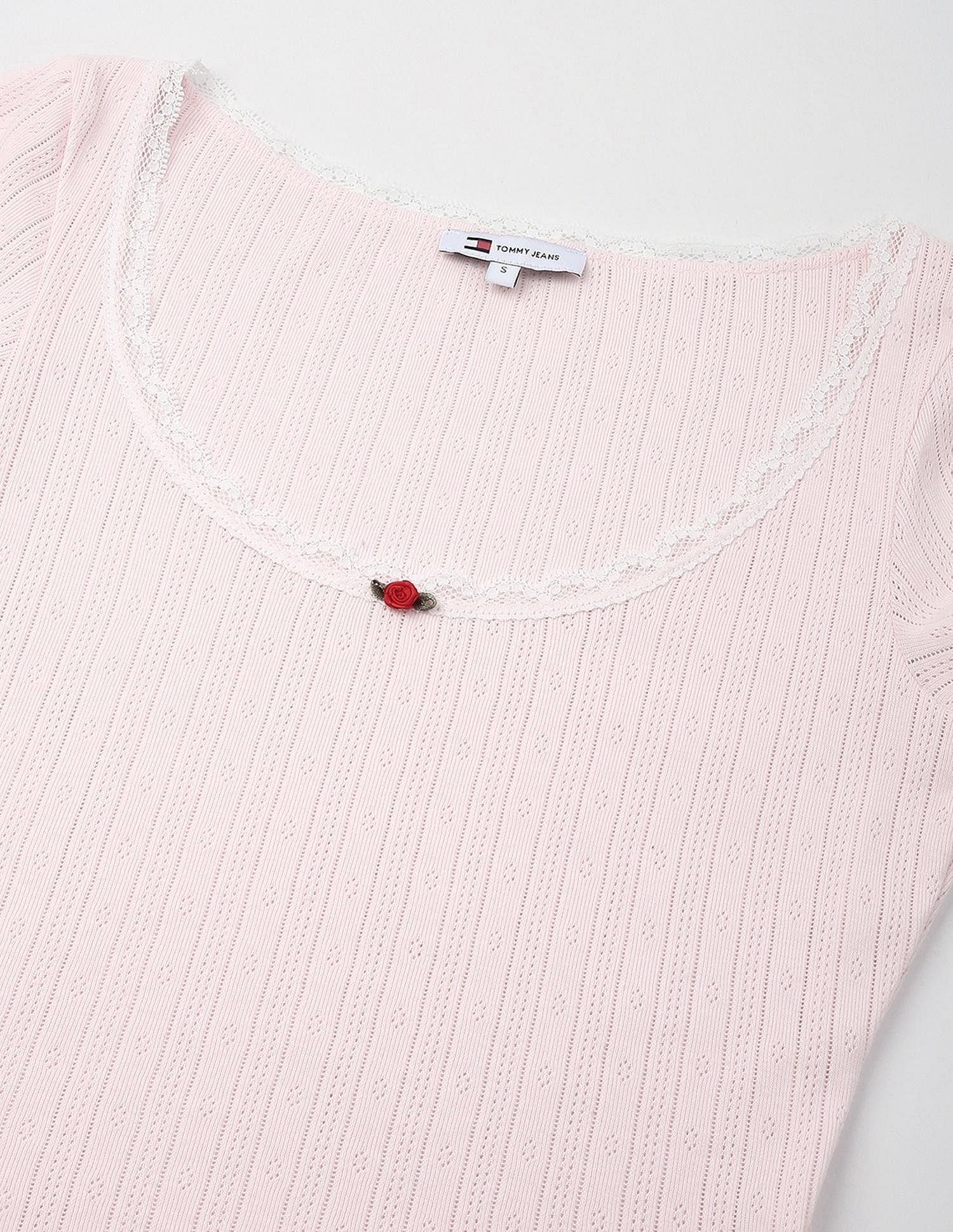 Tommy Hilfiger Slim-Fit Cotton Round Neck Top