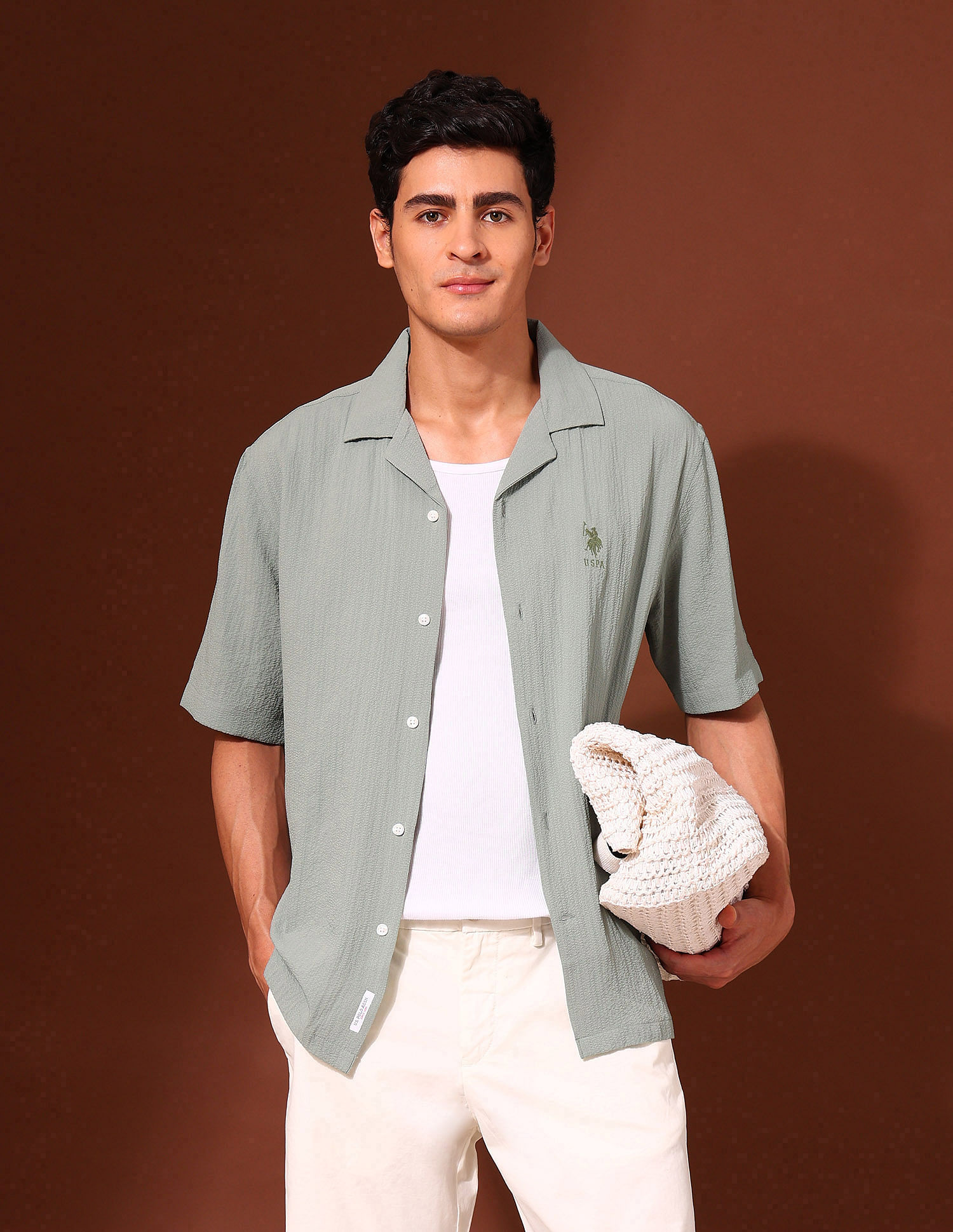 U.S. Polo Assn. Tailored Fit Poplin Shirt