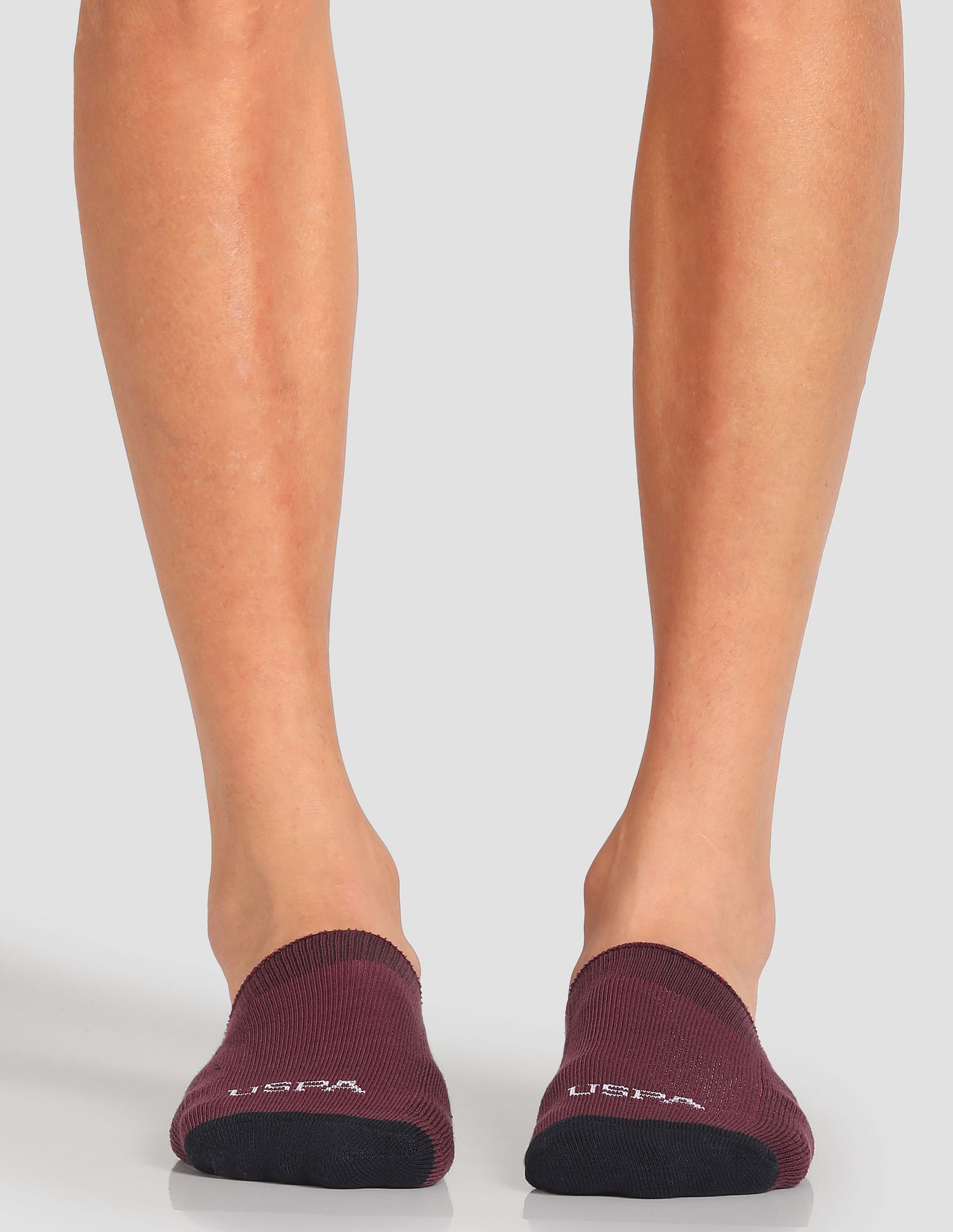 USPA Innerwear Terry Finish No Show ES004 Socks - Pack Of 3