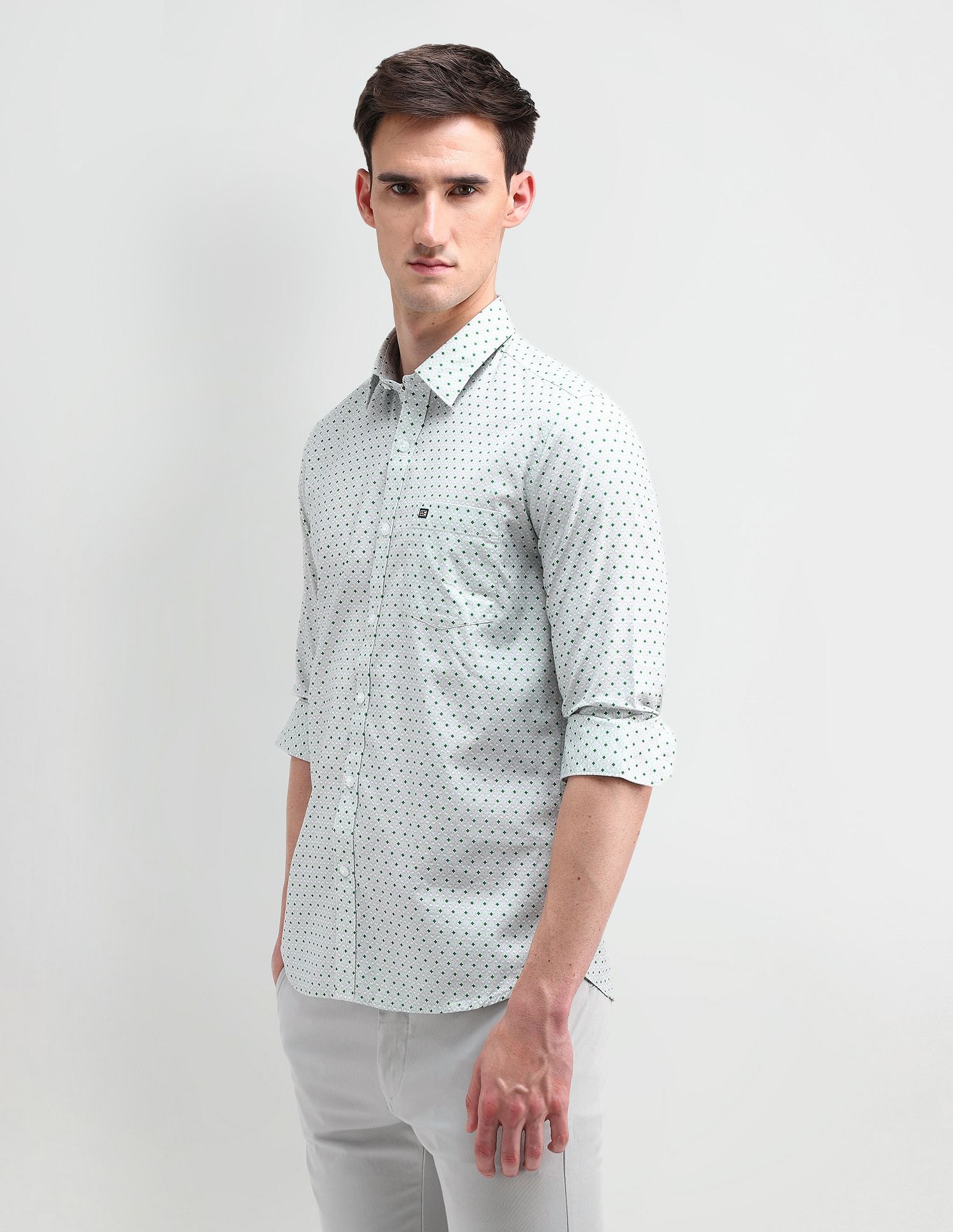 Arrow Sport Manhattan Slim Fit Dobby Shirt