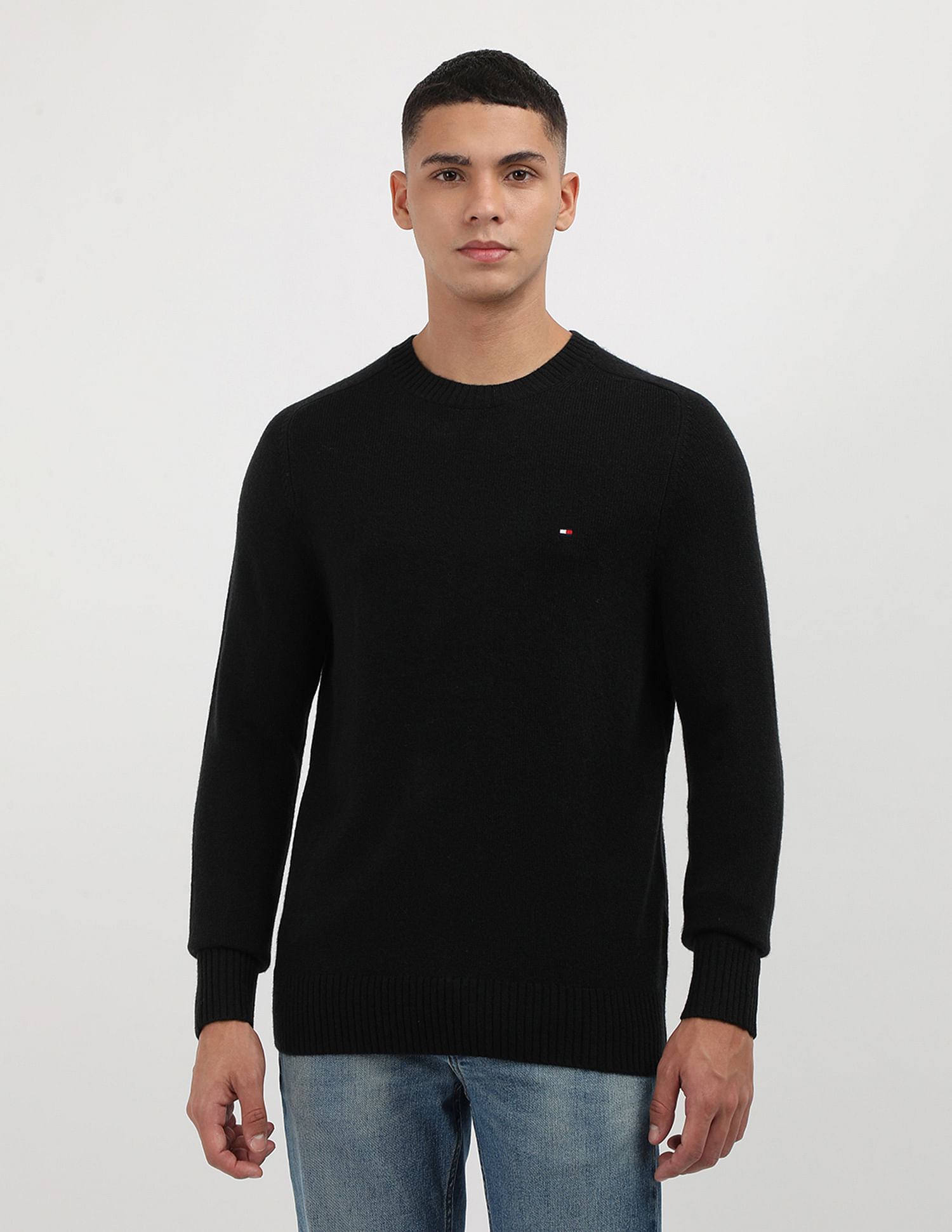 Tommy Hilfiger Lambswool Crew Neck Sweater