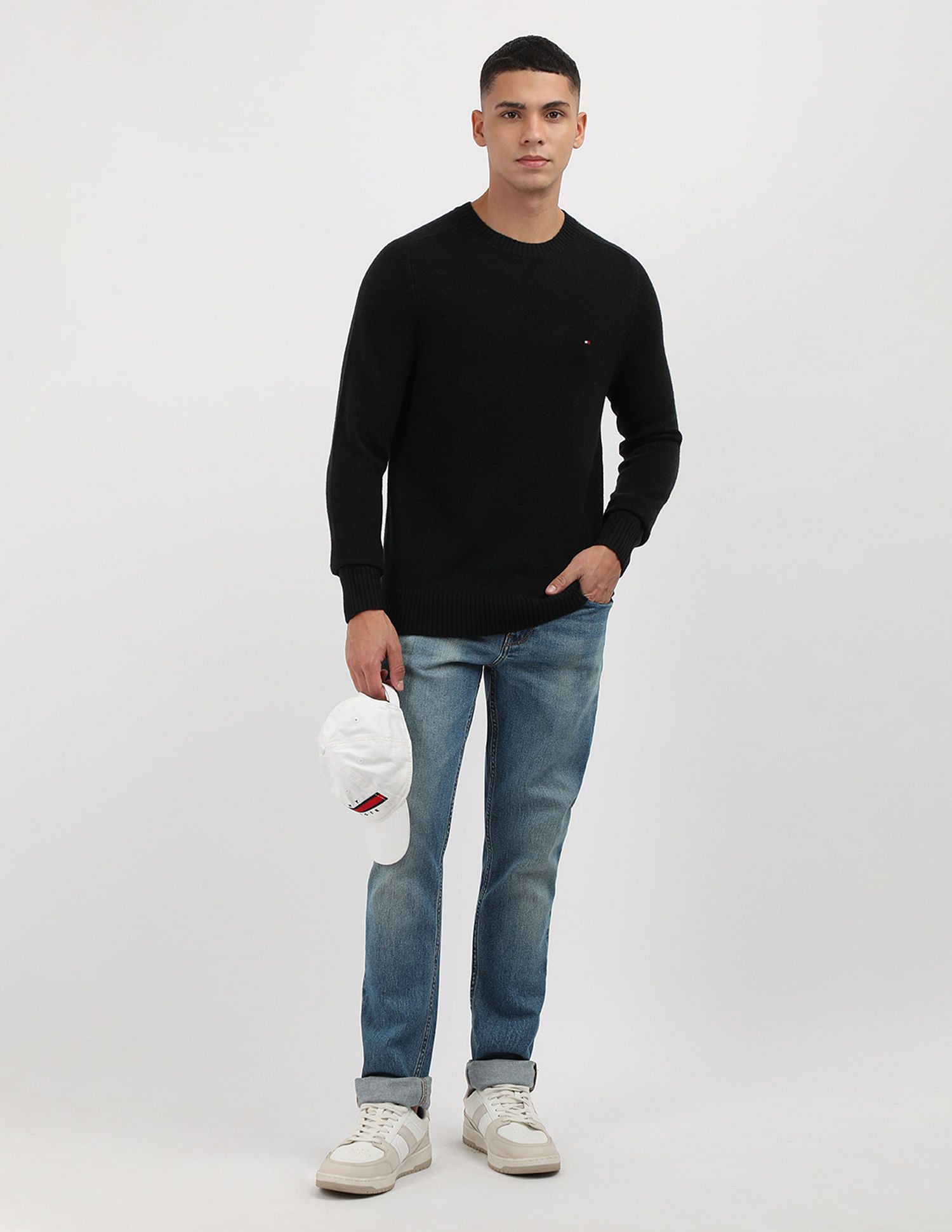 Tommy Hilfiger Lambswool Crew Neck Sweater
