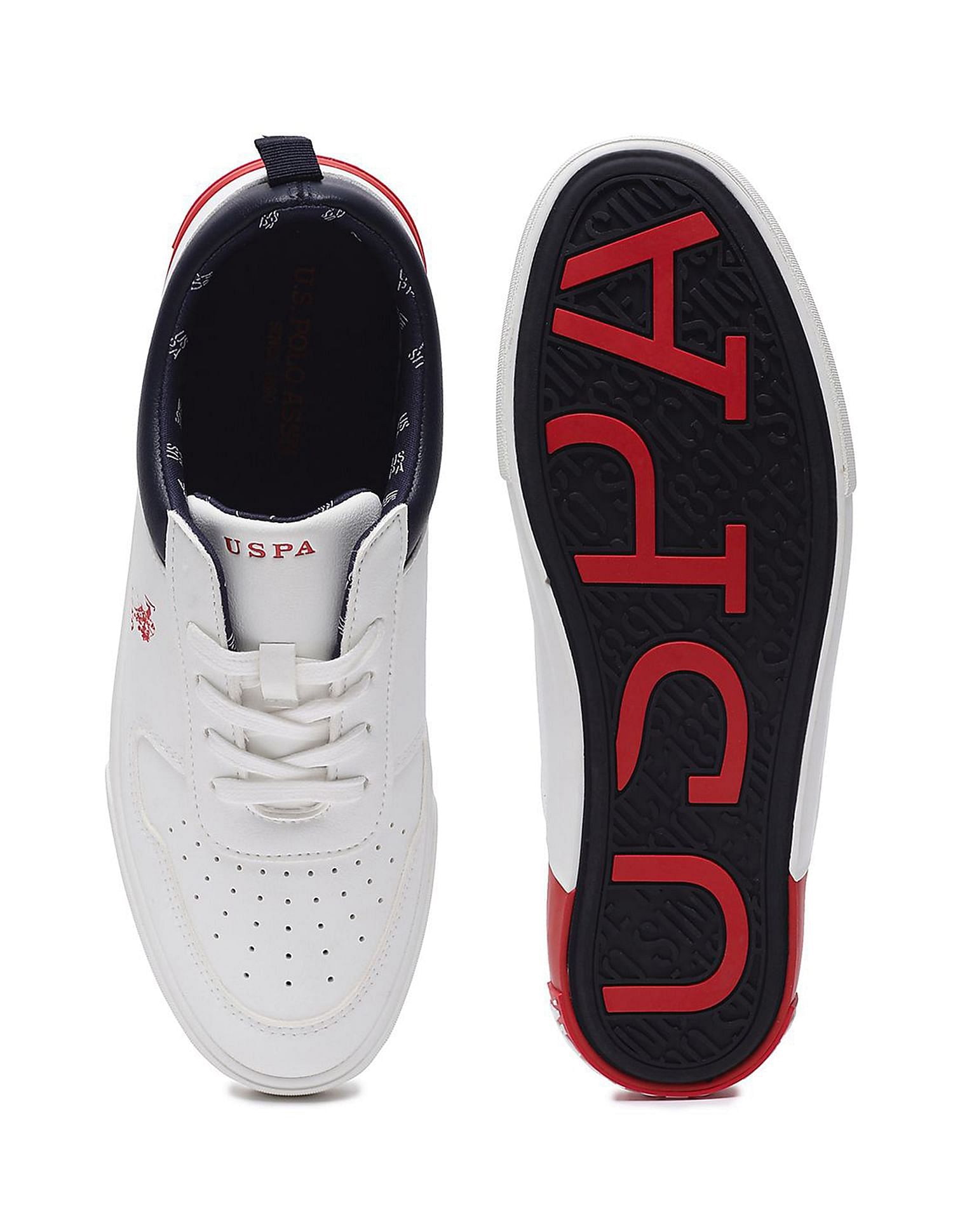 U.S. Polo Assn. Men Colourblocked Clanal 3.0 Sneakers