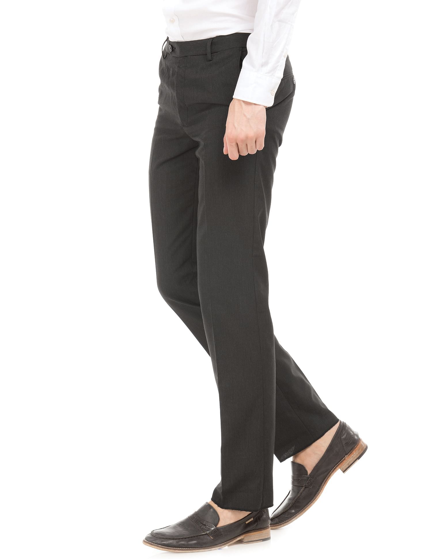 Arrow Formal Trousers  Buy Arrow Men Black Tapered Fit Autoflex Waist  Patterned Formal Trousers Online  Nykaa Fashion