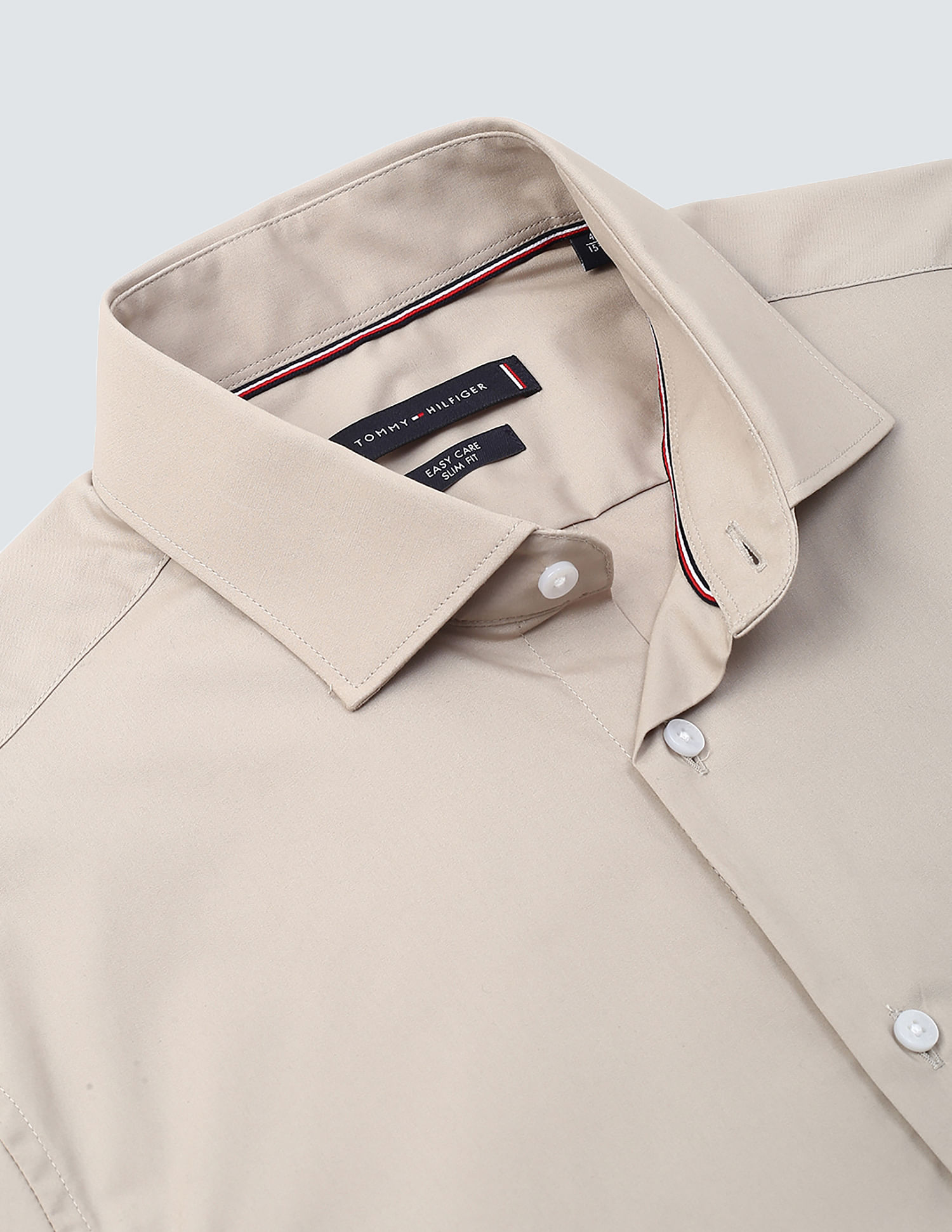 Tommy Hilfiger Poplin Solid Slim Fit Shirt
