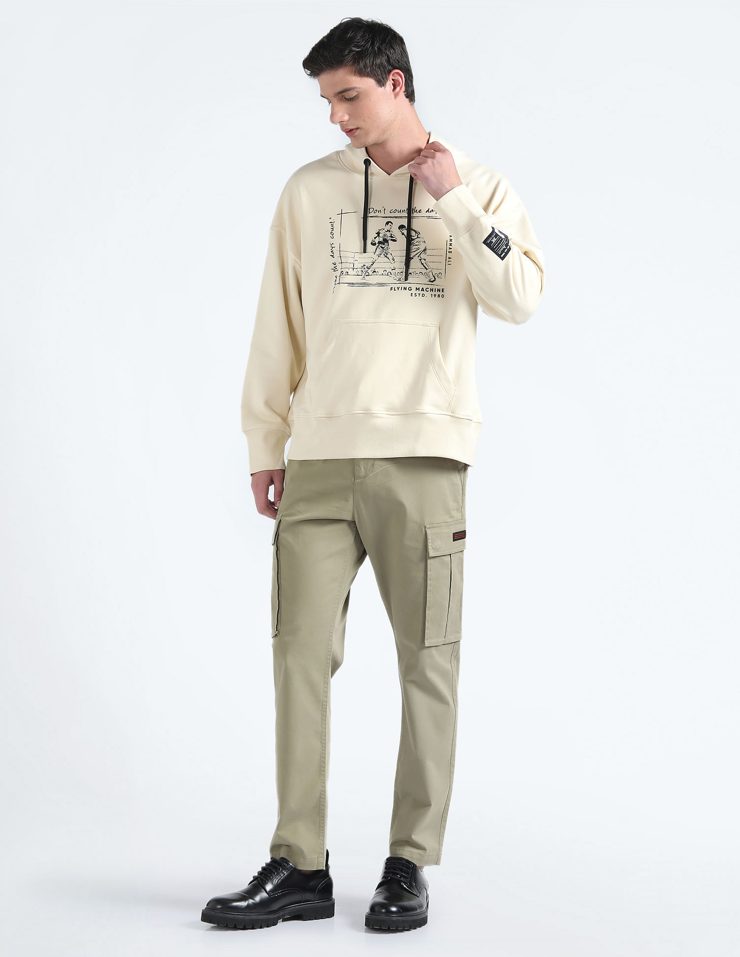 Flying Machine FM X Muhammad Ali Hooded Sweatshirt