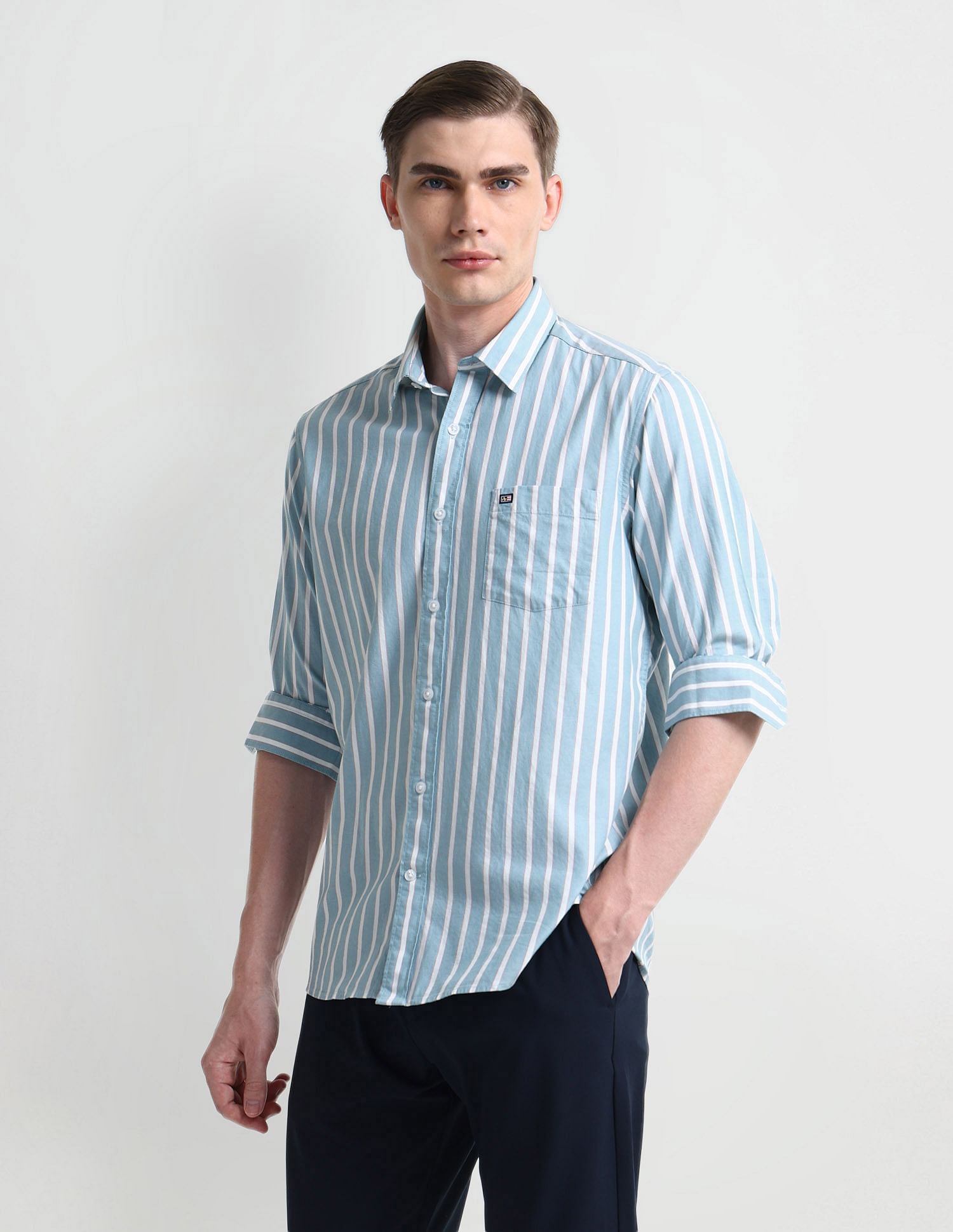 Arrow Sport Slim Fit Cotton Shirt