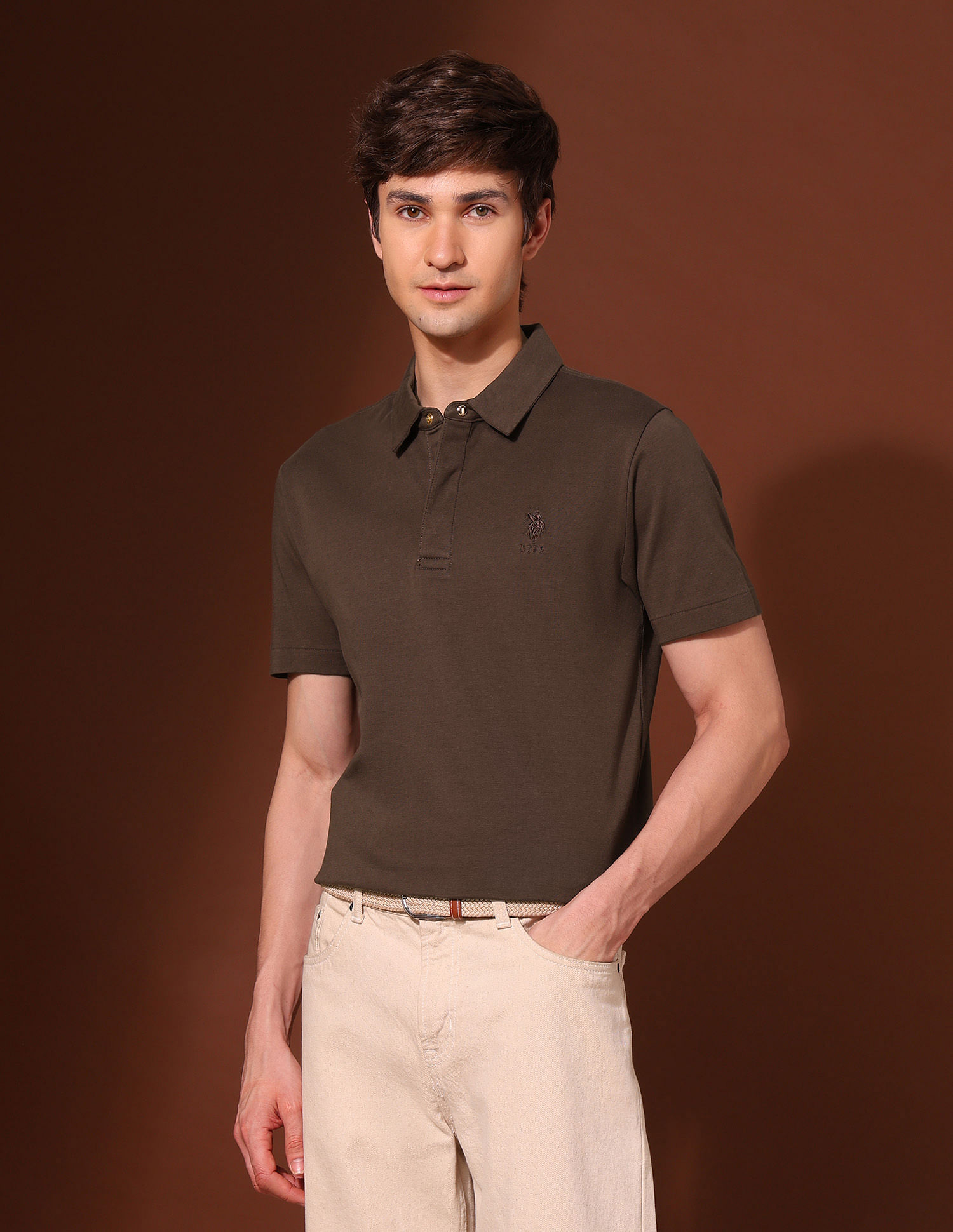 U.S. Polo Assn. Pure Cotton Work And Wander Polo Shirt