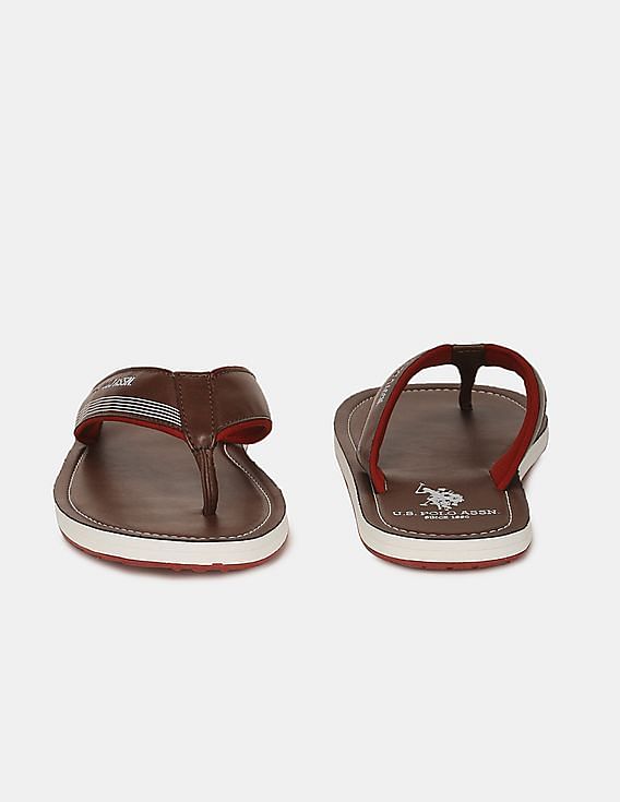 U.S. Polo Assn. V-Strap Superior Grip Ovi Flip Flops