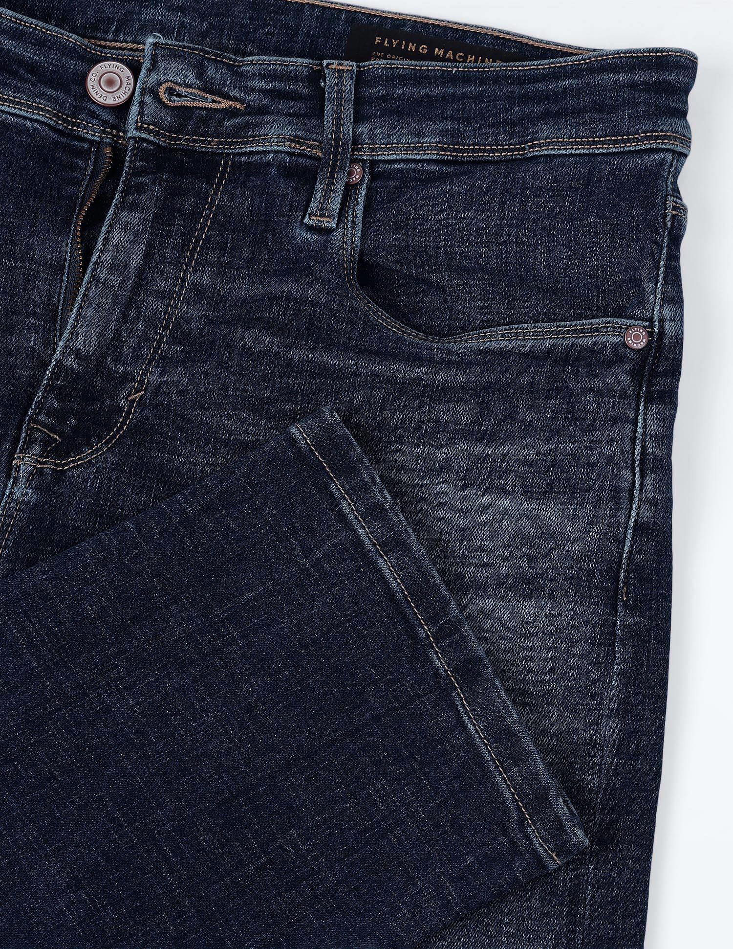 Flying Machine F-Jango Straight Fit Stone Wash Jeans