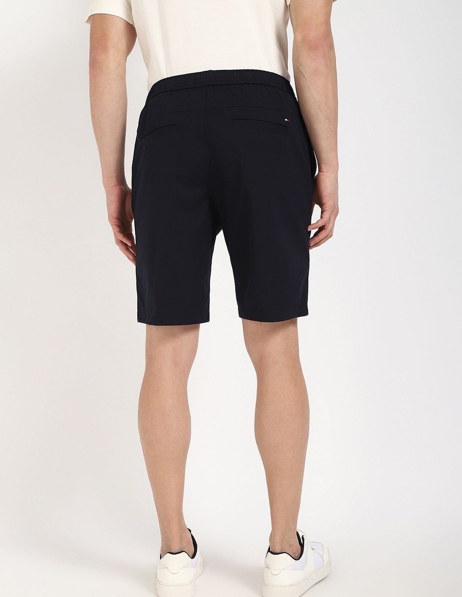 Tommy Hilfiger Relaxed-Fit Solid High-Rise Shorts