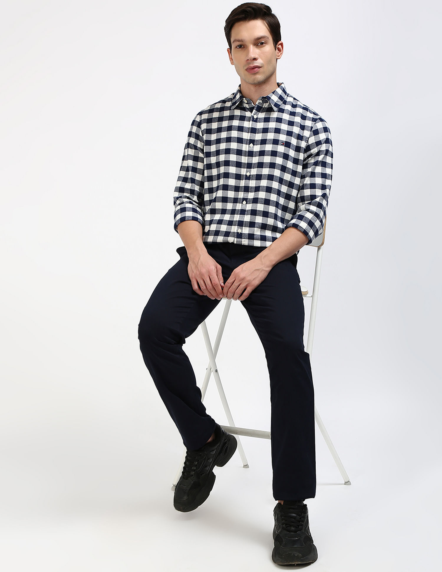 Tommy Hilfiger Brushed Gingham Twill Shirt