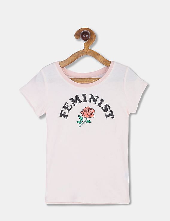 children's place feminist shirt