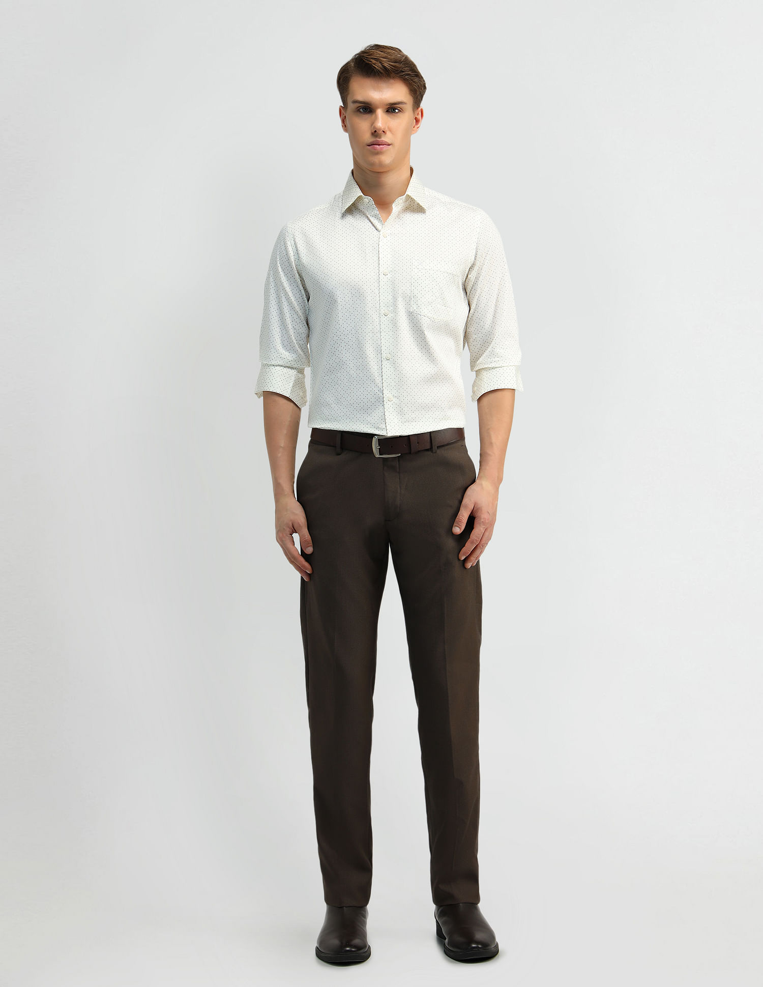 Arrow Manhattan Slim Cotton Shirt