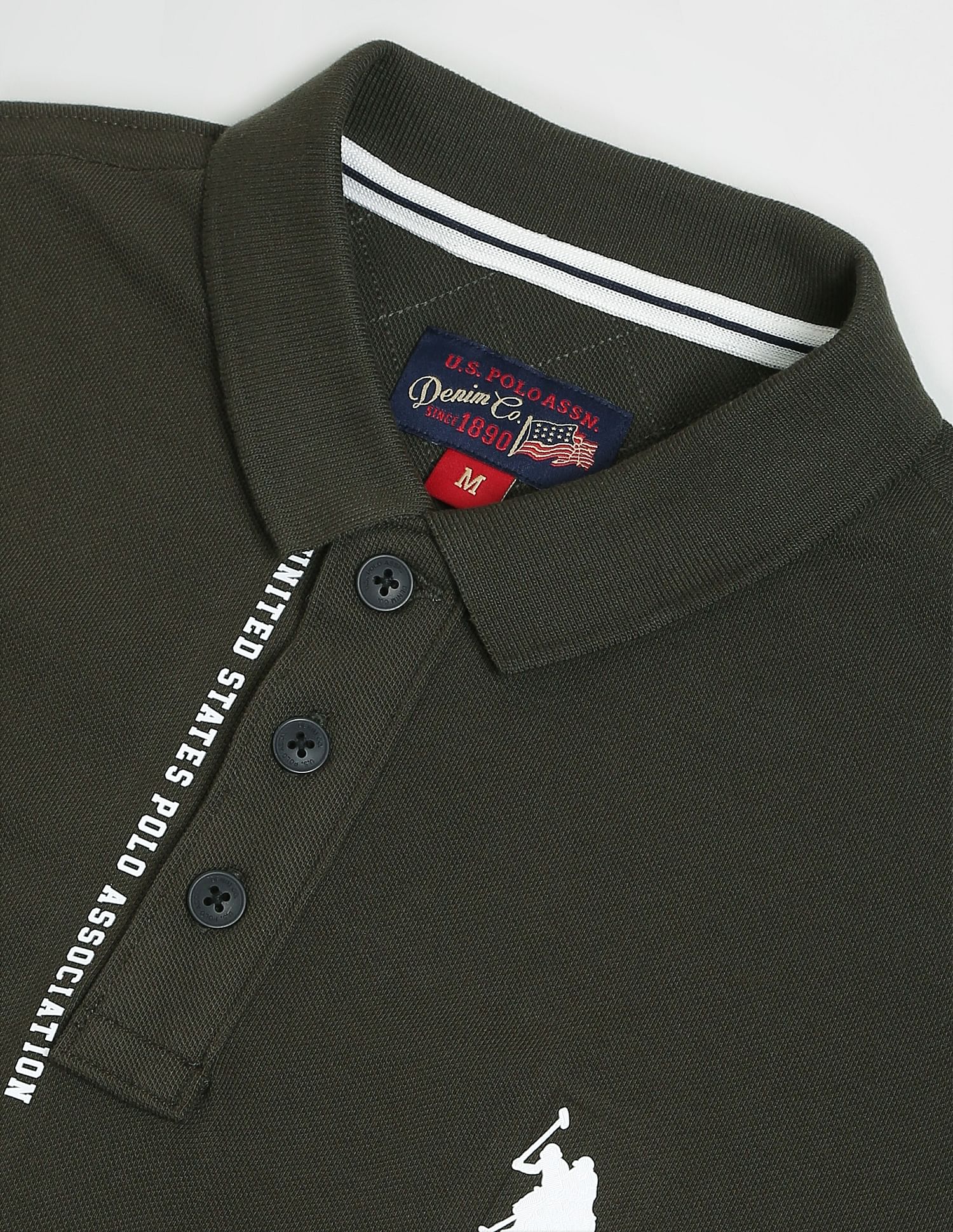 U.S. Polo Assn. Denim Co. Solid Pique Polo Shirt