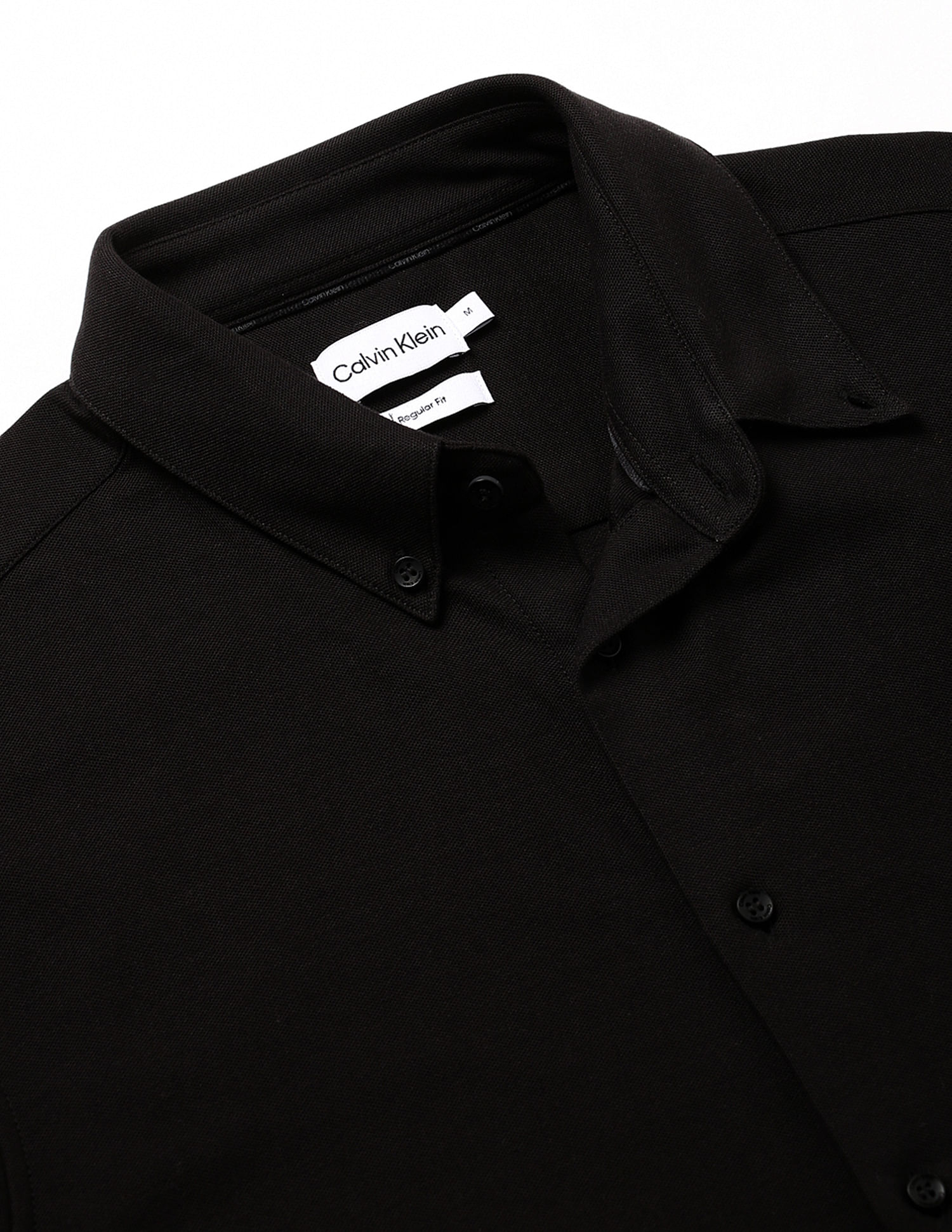 Calvin Klein Pique Jersey Long Sleeve Shirt