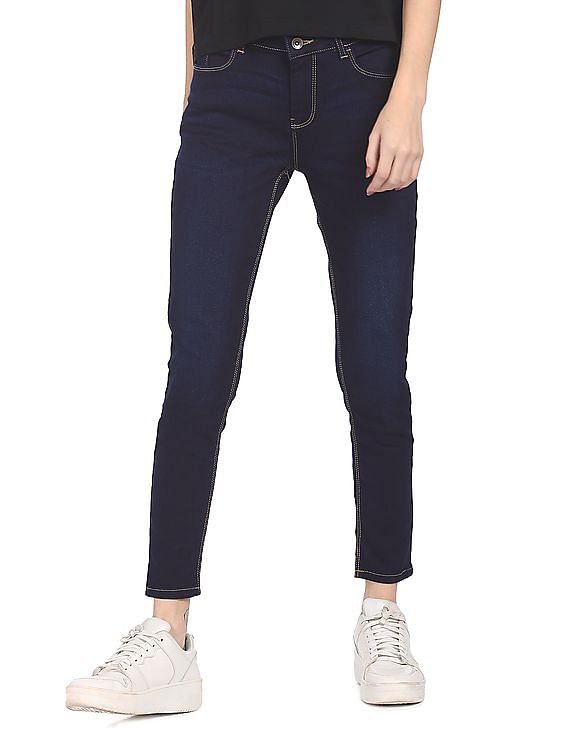 Flying Machine Women Mid Rise Skinny Fit Jeans