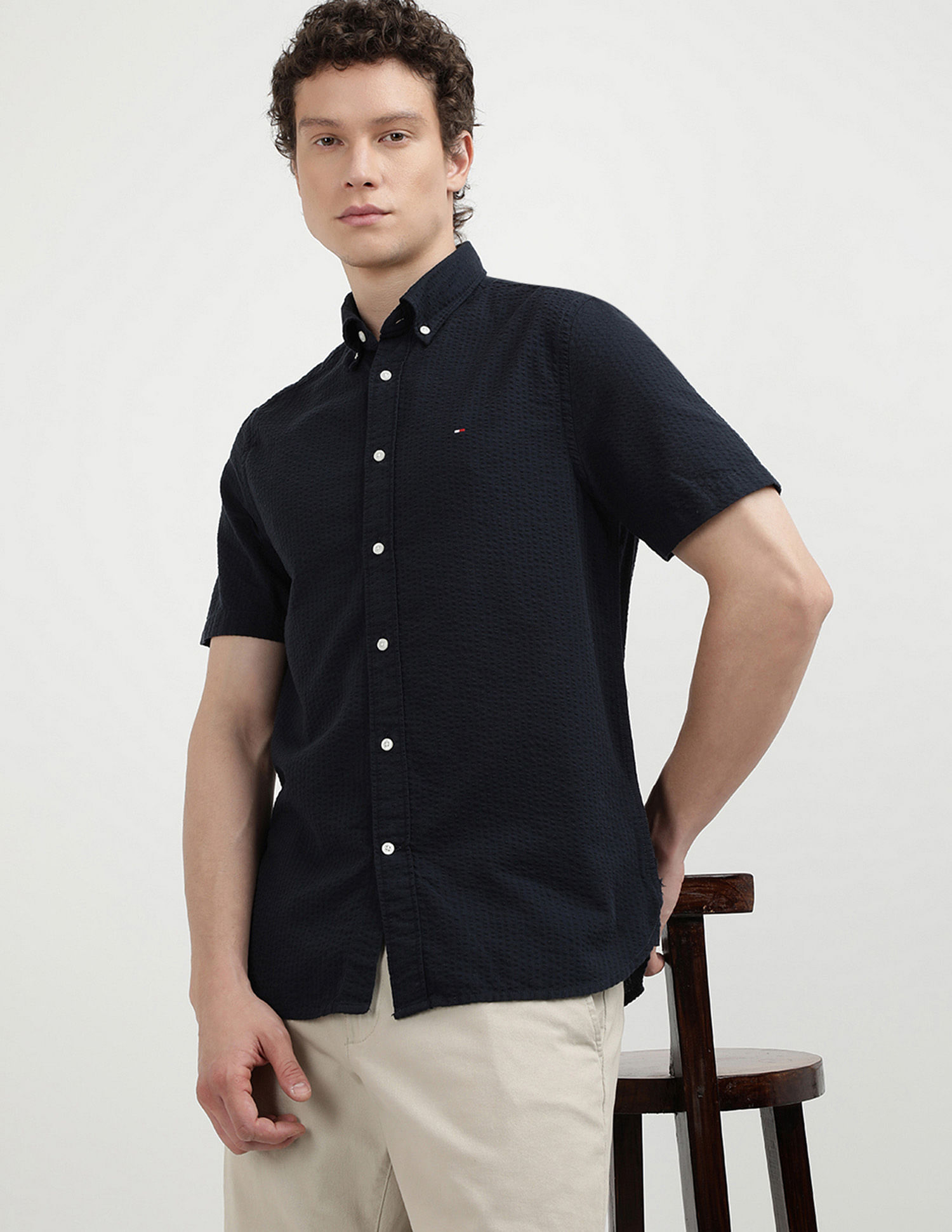 Tommy Hilfiger Seersucker Regular Shirt