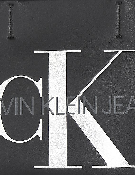 Calvin Klein Women Black Brand Logo Tote Bag