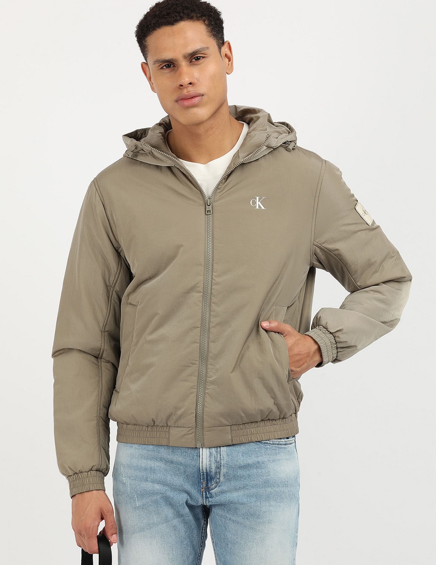 Hooded harrington best sale